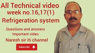 week no16171 Refrigeration system naresh sir iti Trade MRacviral video [upl. by Cris]