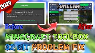 toolbox 32 bit problem  minecraft toolbox 32 bit problem  unsupported 32 bit minecraft toolbox [upl. by Tav232]