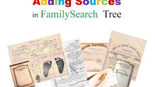 5 Adding sources in Family Search Tree  Judy Sharp [upl. by Sebastien]