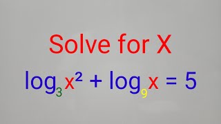 Solving Logarithmic Equation [upl. by Chet124]