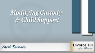 Modifying Custody Child Support [upl. by Ahsieym]