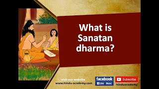 What is Sanatan dharma [upl. by Ahiel]