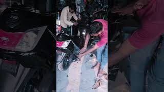 Scooty modify black smoke funny ful rappingautomobile hanuman [upl. by Naloj843]