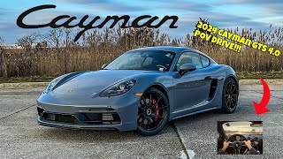 2024 PORSCHE CAYMAN GTS 40 POV DRIVE My Dream Car [upl. by Diver]