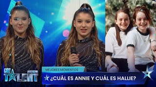 Dos hermanas hicieron una performance inspiradas en la película “Juego de gemelas”  Got Talent [upl. by Egwan]