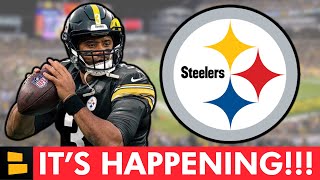 BOMBSHELL Steelers Report Pittsburgh WANTS To Sign Russell Wilson Plan To Meet Before Free Agency [upl. by Nnylcaj]