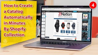 How to Create a Catalog Automatically in Minutes By Shopify Collection [upl. by Laynad627]