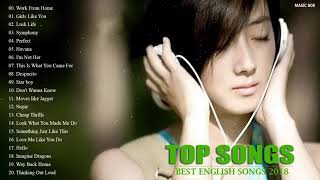 BEST ENGLISH SONGS 2018 HITS  Acoustic Popular Songs 2018  BEST POP SONGS WORLD COLLECTION [upl. by Cyrie]