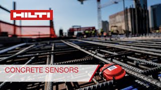 Hilti Concrete Sensors  concrete monitoring simplified [upl. by Bonn39]