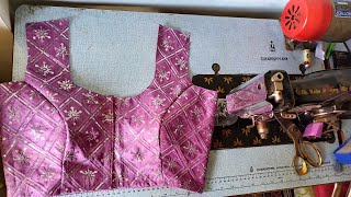 princess cut front huk blouse cutting tutorialvery easy methodstep by step cutting [upl. by Lovich]