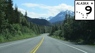 Seward Highway Tern Lake to Seward southbound [upl. by Cony]