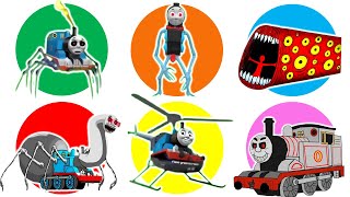 Spin Wheel Thomas Labalaba Thomas Siren head Train Eater Thomas Lipan Timothy Train [upl. by Aratahc]