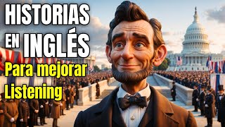 Abraham Lincoln en 5 Minutos  Historias Cortas para Aprender INGLÉS✔️ [upl. by Ridgley]