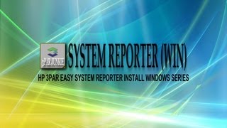 HP 3PAR Easy System Reporter Install Windows [upl. by Had]