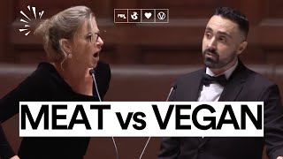 Vegan vs Meat HEATED Oxford University 2024 Debate [upl. by Aleinad]