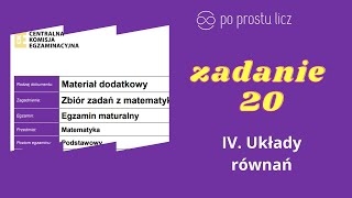 zadanie 20 Matura 2023 Zbiór zadań matematyka CKE rozwiązania i wskazówki liczby rzeczywiste [upl. by Endaira]