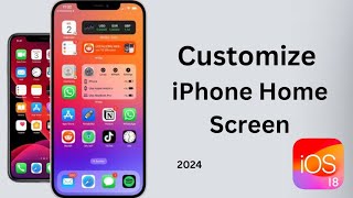 How To Customize your iPhone Home Screen  Customize Your iPhone Screen [upl. by Llerref]