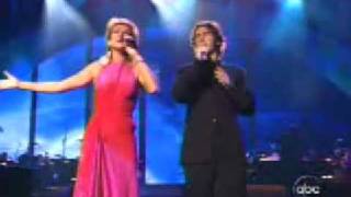 Celine amp Josh Groban live the prayer en español [upl. by Adnaugal]