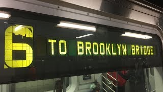 IRT Pelham Line Manhattan bound R142A 6 Local Train Ride from Parkchester to 125th Street [upl. by Murage]