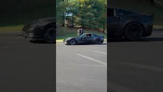 Millstone Cars and Coffee 102024 corvette burnout lamborghini mustang carshow police ford [upl. by Yauq]