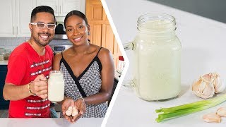 How To Make Trini Garlic Sauce  Foodie Nation [upl. by Divine]