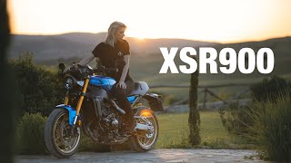 2022 Yamaha XSR900  Riding  Sound  Custom  Review by Tomboy a bit [upl. by Anastase]