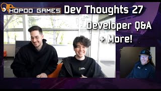 Dev Thoughts 27  Hopoo Games QampA  more [upl. by Hsiekal660]