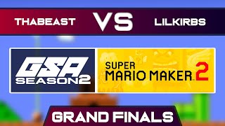 Thabeast721 vs LilKirbs  Grand Finals  GSA SMM2 Endless Mode Speedrun League Season 2 [upl. by Yonita]