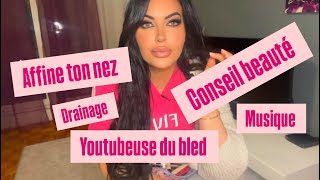 Conseils beauté  Réduire les rides  Affine ton nez  Draine ton visage [upl. by Asilanom]