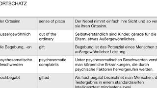 Deutsch  Aspekte  Wortschatz  C1  Kapitel 8 [upl. by Yme]