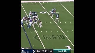 Bombs Away to AJ Brown shorts NFL Eagles [upl. by Haimehen]