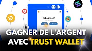 TRUSTWALLET COMMENT GAGNER DE LARGENT SUR TRUST WALLET [upl. by Esch]