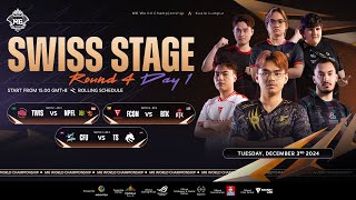 🔴LIVE  MLBB M6 World Championship  Swiss Stage Round 4 Day 1 [upl. by Sherilyn]