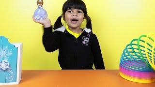 Surprise blind bags in Frozen Elsas closet  Shopkins  toys  playing  Sofia the first [upl. by Russian]