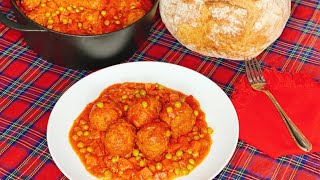 ALBONDIGAS CASERAS de TRIGO SARRACENO O ALFORFON en SALSA DE TOMATE [upl. by Michelsen]