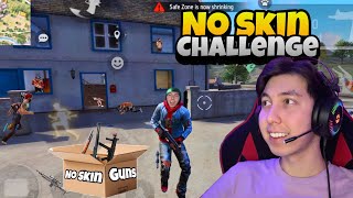 NO GUN SKIN CHALLENGE 🍷🗿  do gun skins matter🤔  Mehdix Free Fire [upl. by Esinev]