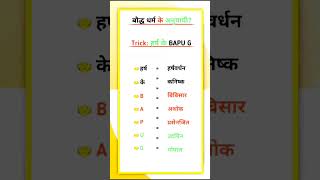 बौद्ध धर्म के अनुयायी Do You Know important exam viralvideo viralshorts generalknowledge [upl. by Aynik]