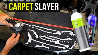 Do THIS to Car Carpets with SIMPLE Tools  Koch Chemie Pol Star amp DIY Detail All Clean [upl. by Aniluj]