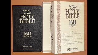 The Holy Bible 1611 Edition King James Version Hendrickson Facsimile [upl. by Schroth]