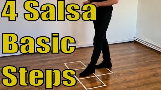 Start Salsa Today Learn the 4 Fundamental Steps [upl. by Tybalt]