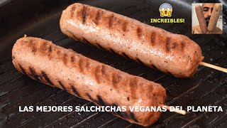 IMITANDO LAS MEJORES SALCHICHAS VEGANAS DEL PLANETA  Estilo Beyond The Meat PlantBased [upl. by Bisset139]