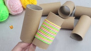 I made a Useful and Easy Idea and SELL them all Super Recycling Idea with cardboard roll  DIY [upl. by Irrac]