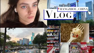 VLOG первые три дня в Ханчжоу говорю про моделинг еду и осваиваюсь [upl. by Zahc372]