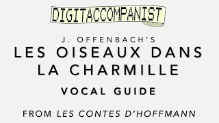 Les oiseaux dans la charmille Vocal Guide – Digital Accompaniment [upl. by Ahsiet]