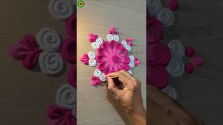 Rangoli designs for diwali simple and easy rangolidesign diwalirangoli shorts [upl. by Samaj819]