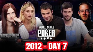 World Series of Poker Main Event 2012  Day 7 with Greg Merson Gaelle Baumann amp Elisabeth Hille [upl. by Lehsreh]