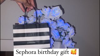 GETTING MY SEPHORA BIRTHDAY GIFT [upl. by Notyard]