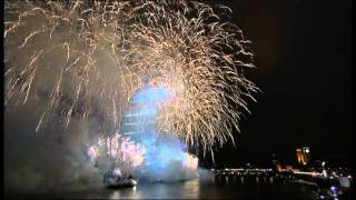 LONDON FIREWORKS 2012 NEW YEAR HD FULL VERSION [upl. by Ednarb]