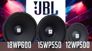 Woofers JBL 12WP500 15WP550 e 18WP600   Premier Shop [upl. by Nogam]