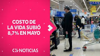 INFLACIÓN sube menos de lo esperado en mayo Dato anual cae a 87  CHV Noticias [upl. by Ehsom]